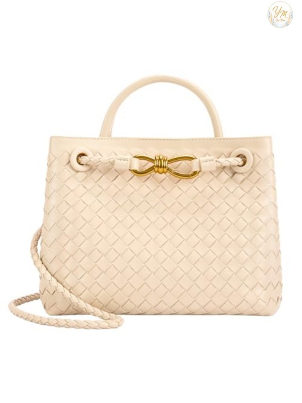 Woven Tote Bag Women Leather Shoulder Handbag Designer Top Handle Purses
